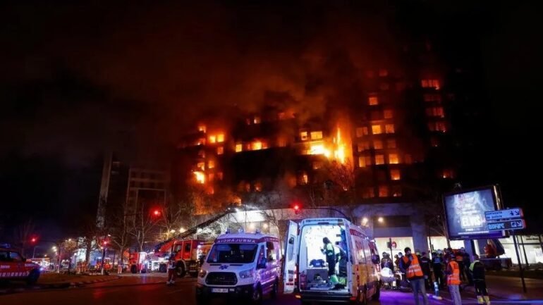 Deadly Fire Ravages Residential Complex In Spain's Valencia