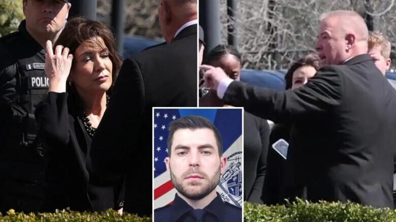 Thousands Gather At Funeral For Slain NYPD Officer Jonathan Diller