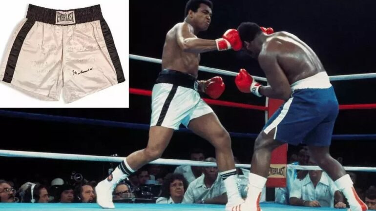 Muhammad Ali's Famous 'Thrilla in Manila' Trunks To Sell For $6m